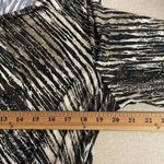 Dress Barn Collection Womens XL Black Gold Zebra Print Asymmetric neckline Top Photo 10