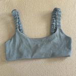 Beach Riot  Effie Top Denim Scrunch, Size Large, $98 Photo 6