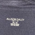 Allison Daley  Petite Black Embellished Full Zip Lightweight Jacket Size Large Photo 4