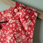 Laura Ashley Vintage 90s Red floral cottagecore dress Size 4 Pockets Prairie Photo 6