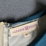 Altar'd State Vtg  Dress Womens S Teal Lace Overlay Peter Pan Collar Elegant Photo 3