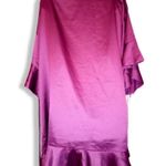 Victoria's Secret Victoria’s Secret Flounce Sleek Purple Satin Robe M/L Photo 1