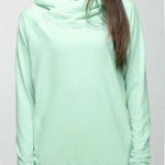 Lululemon  Healthy Heart Semi Cowl Neck Soft Sweatshirt Mint Green Photo 0