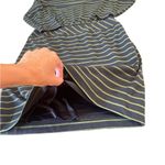 L.L.Bean  Signature Dress Knee Length Striped Stretch Knit Womens Size 8 Photo 4