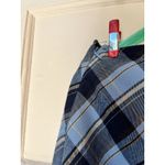 Y2K Womens Blue Plaid Midi Skirt 16 Preppy Twee Academic Schoolgirl Nerd Scholar Photo 8