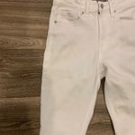 Just USA  White Skinny Jeans Raw Edge Size 4 Photo 5