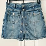 Anthropologie Pilcro Country Denim Skorts, Size 26 Photo 6