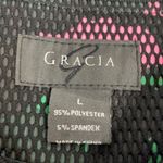 Gracia  camo fishnet overlay bomber jacket Photo 2