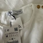 ZARA NWT WOMEN'S STRIPED KNIT MINI DRESS WHITE /NAVY SIZE M 3859/035 Photo 8