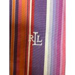 Lauren Ralph Lauren Pink Yellow Purple Stripe Button Front Shirt Medium Photo 2