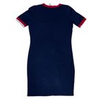 Gaze USA M Gaze Navy Blue Nautical Mini Dress with Red Accents Casual Streetwear Photo 3