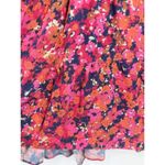 Amanda Uprichard Womens Dress Pink Nadia Mini Floral Sleeveless A Line Large Photo 8