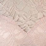 B Darlin Lace Top Criss Cross Open Back Sash Tie Peach Womens 1/2 Romantic Lace Photo 15