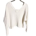 Free People  New Magic Thermal Tee Size XS White Long Sleeve Top Sweater Photo 7