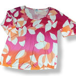 Old Navy Womens Top Size Small Maternity Pink Peach Cream Ombre Raglan NEW Photo 0