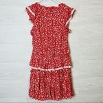 VICI ✨  Red & White Floral Ruffle Mood for Dance Dress✨ Photo 3