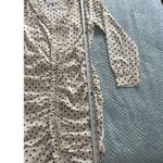 ZARA NWT  Polka Dot Dress Black White Women's XS Coastal Cocktail Beach Grandma Photo 2