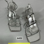 Womans NWOT Modatope Strappy Open Toe Slingback Formal Sandals 10 Silver Photo 0