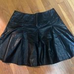 SheIn pleather leather style flair skirt - sz M Photo 0