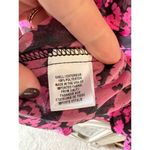 Milly  Brooke Floral-Print Chiffon Blouse, Pink Size 8 Photo 5