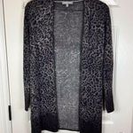 Neiman Marcus Cashmere Collection 100% Cashmere Cardigan Size Small Animal Print Photo 0