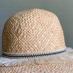 EXPRESS NWT Tan Western Boho Straw Beach Hat Photo 5