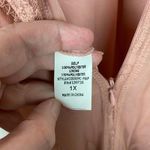 Pinkblush Pink Lace Mesh Overlay Maternity Maxi Dress Sz.1X NWT Photo 14