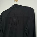Faherty  Willa Black Long Sleeve Peasant Top Photo 5