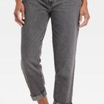 Isabel Maternity Jeans Under Belly Boyfriend Fit Black Wash Size 12 NWT Photo 0