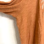 J.Jill  Womens Shirt Tunic Burnt Orange Embroidered Long Sleeve Size XL Tall Photo 5