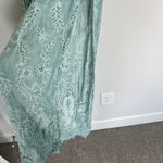 Young Fabulous and Broke  YFB Strapless Eyelet Ellis Jumpsuit In Surf Blue Size S   Photo 3