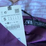 ZARA  Purple Faux Wrap Mini Skirt Photo 3