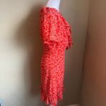 Cupcakes and Cashmere red and white ruffle mini wrap dress | small Photo 2