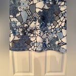 Johnny Was Bee Active Basic Polo Tank Top Women’s Blue & White Size Large Photo 9