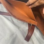 Vince Camuto Brown and Black Laptop Bag with Structured Design Photo 5