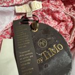 ByTiMo Red Ditsy Floral Dobby Chiffon V Photo 3