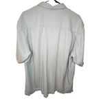 Tommy Bahama  100% Linen Light Blue Button Up Top Photo 3