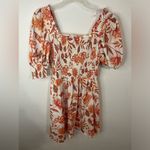1. State Puff Sleeve Mini Dress in Fiesta Floral Batik Size Small Photo 3