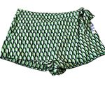 Diane Von Furstenberg  DVF For Target Plus Sz 2X Mini Skort Faux Wrap Green Geo Photo 2