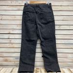 No Boundaries  Distressed Black Button Fly High Rise Straight Grunge 90s Jeans 9 Photo 6