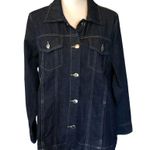 Turtle Bay New York Jean Jacket Womens L Used *Stain on Cuff Size L Photo 2