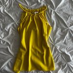 Rachel Roy RACHEL  Vibrant Yellow Gathered Top Photo 3