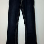Seven 7 Boot Low rise Jeans Women's Sz‎ 28 Y2K Dark Wash Denim Embellished Bling Blue Photo 0