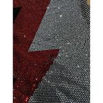 Balmain  Dress Crystal Embellished Metallic Asymmetrical Lightning Bolt Sz XS S‌‌ Photo 8