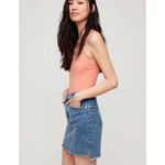Wilfred Free Denim Cut Off Mini Skirt | 4 Photo 1