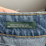 Wild Fable  Jeans Women Size 4 NWT Blue Wide Leg Medium Baggy Wide Distressed Photo 3