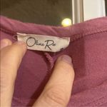 Olivia Rae  Pink mauve Women's tee shirt dress large stretchy rayon spandex Photo 3