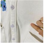 Jerzees VINTAGE  Embroidered Birds & Birdhouse Cardigan Photo 4