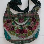 Boho Embroidered Bag Green Photo 0