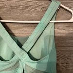 Lululemon cross straps tank top, Sz 6, Mint green Photo 2